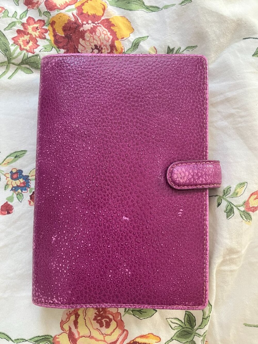 Filofax Finsbury Personal Leather Organizer - Raspberry